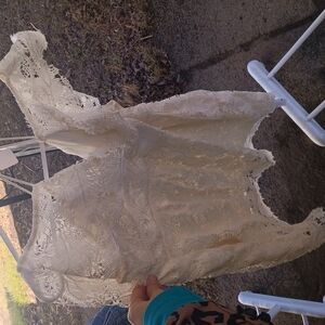 Elegant Cream Lace Dress